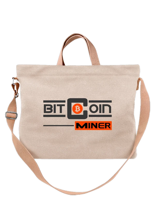 Сумка биткоин bitcoin miner — Белая, фото 1