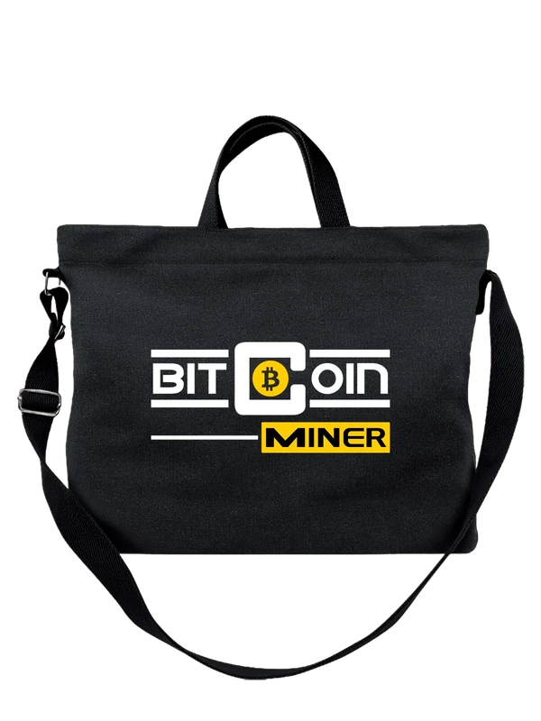 Сумка биткоин bitcoin miner — Чёрная, фото 1
