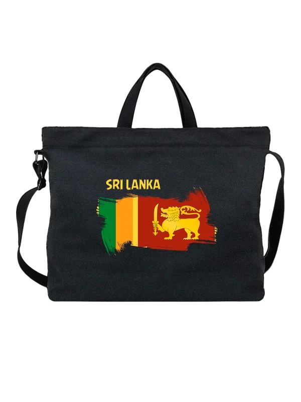 Сумка флаг Шри Ланки Sri Lanka — Чёрная, фото 1