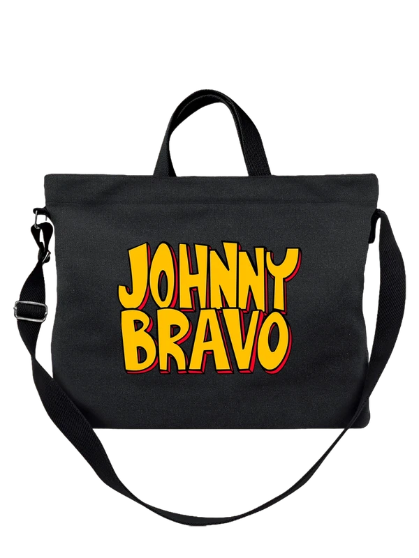 Надпись Johnny Bravo Джонни Браво — Чёрная, фото 1