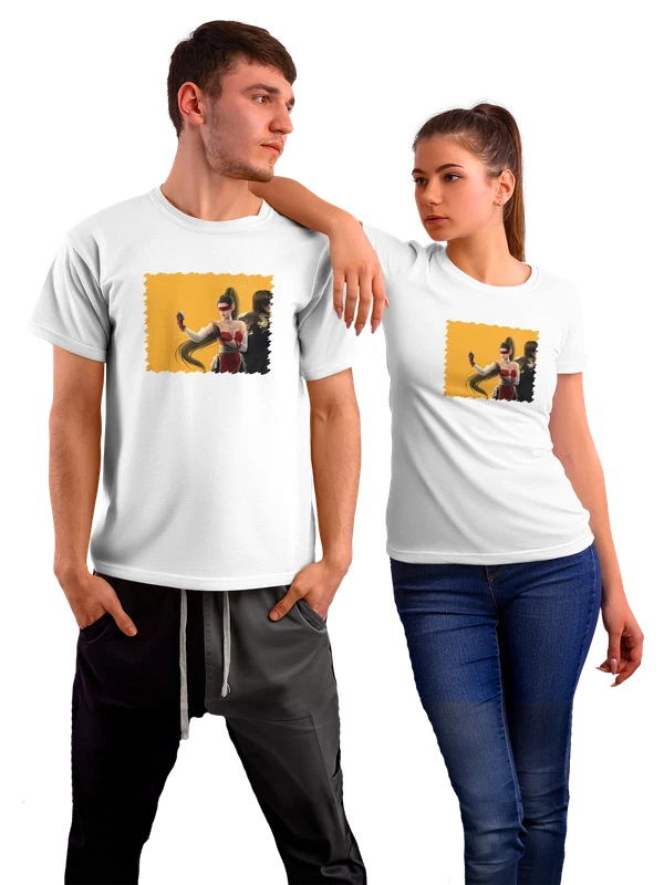 Футболка Игра Naraka Bladepoint Bruce Lee — Белая, фото 1