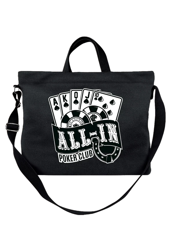 Сумка all in poker club — Чёрная, фото 1