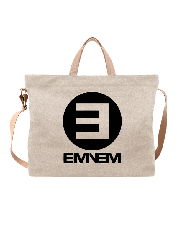 Сумка Eminem Эминем логотип — Белая, фото 1