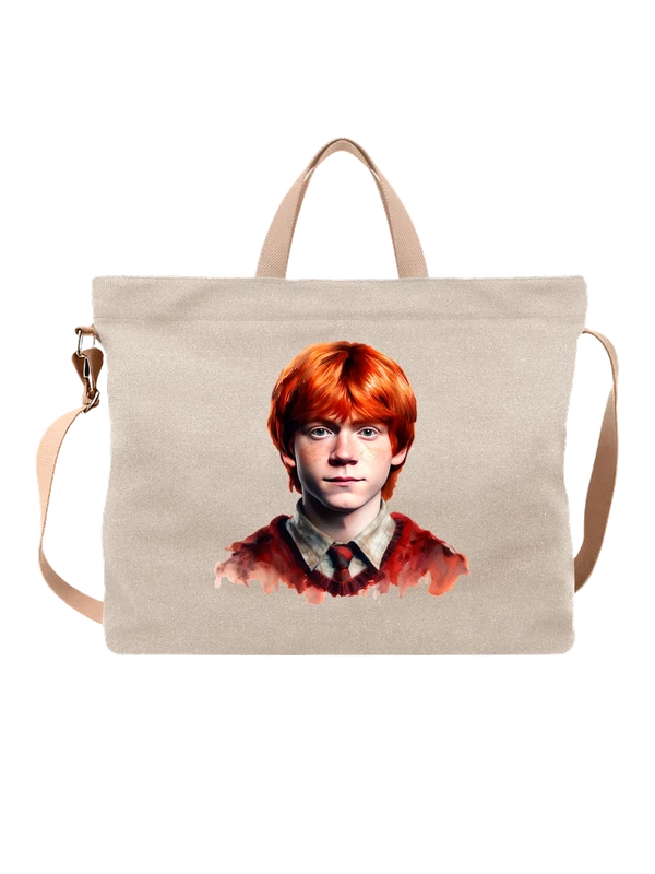 Сумка с Роном Уизли Гарри Поттер Harry Potter — Белая, фото 1