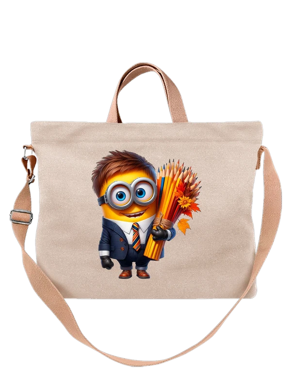 Сумка Миньон Minion школьник — Белая, фото 1