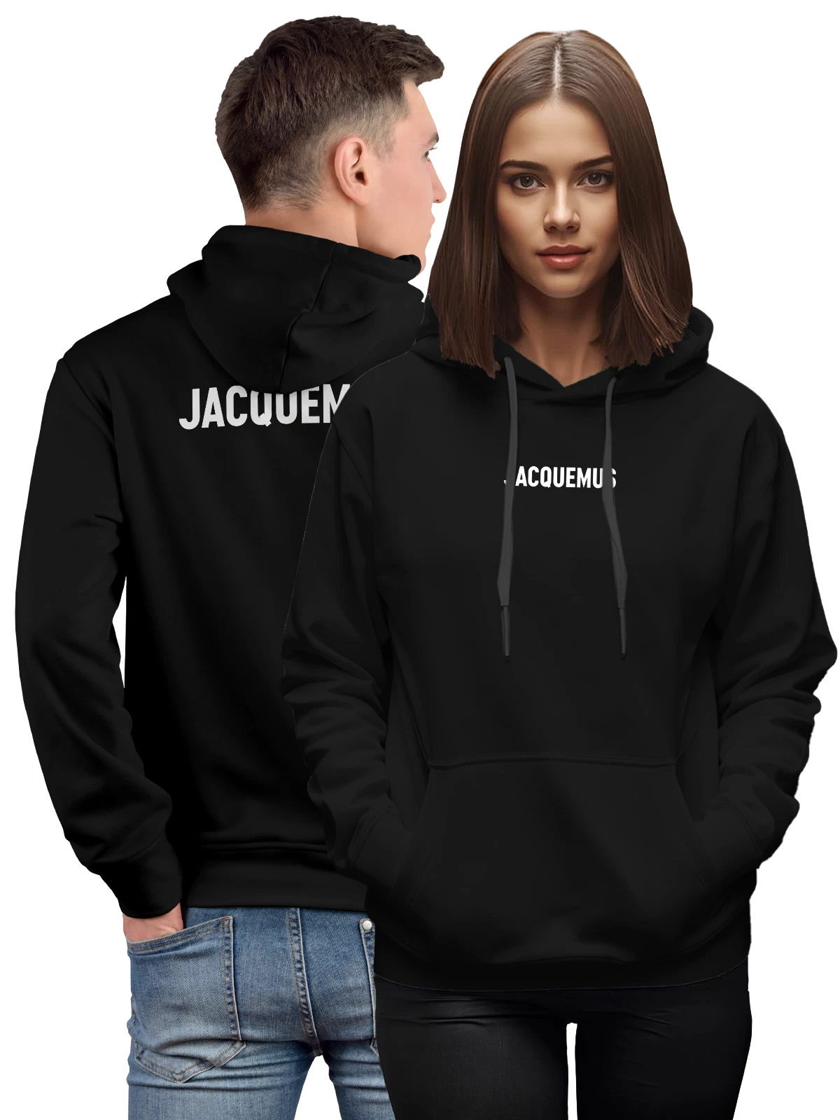 Худи Jacquemus чёрное с принтом — юг Франции — Чёрная, фото 1
