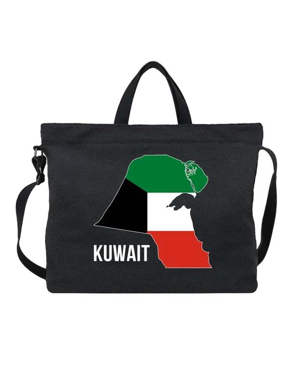 Сумка с флагом Кувейта Kuwait — Чёрная, фото 1