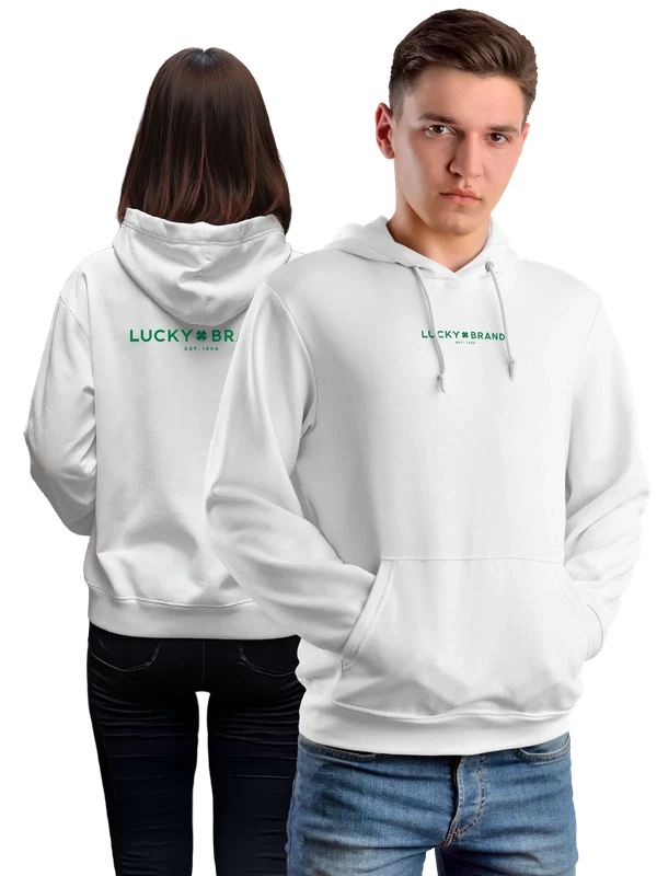 Худи Lucky Brand — Белая, фото 1