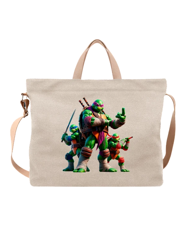Сумка с Черепашками ниндзя Teenage Mutant Ninja Turtles — Белая, фото 1