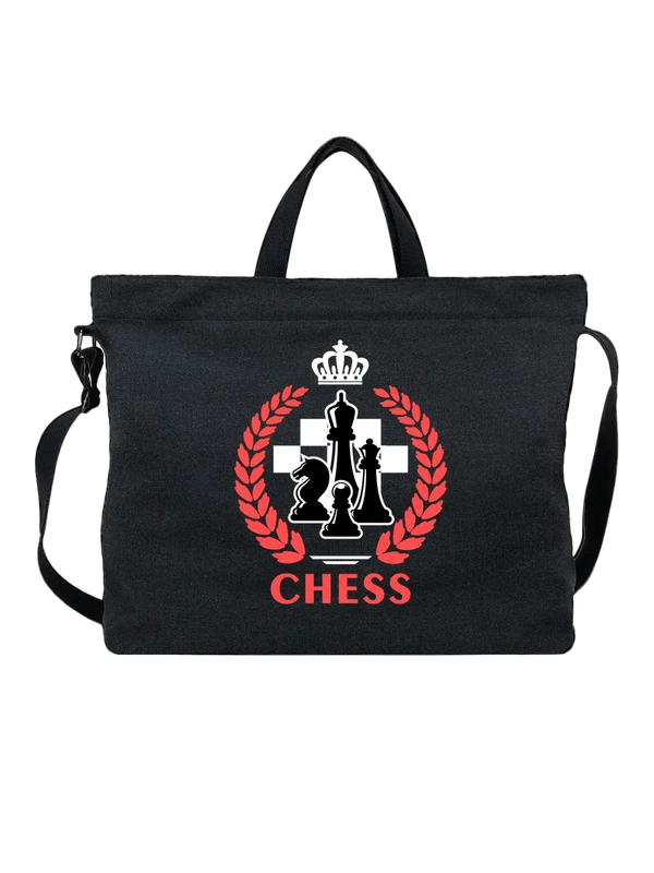 Сумка шахматы chess — Чёрная, фото 1