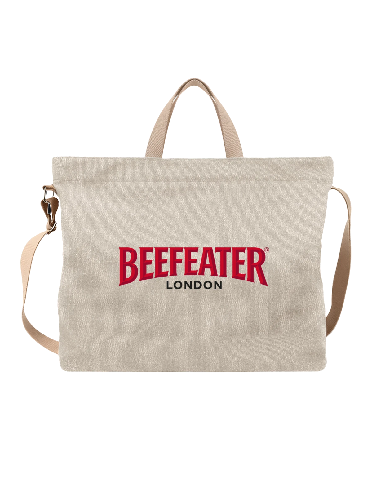 Сумка Beefeater белая с принтом — лондонская барная культура — Белая, фото 1