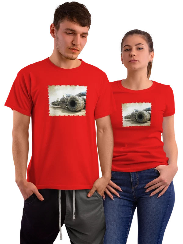 Футболка машина Mad Max — Красная, фото 1