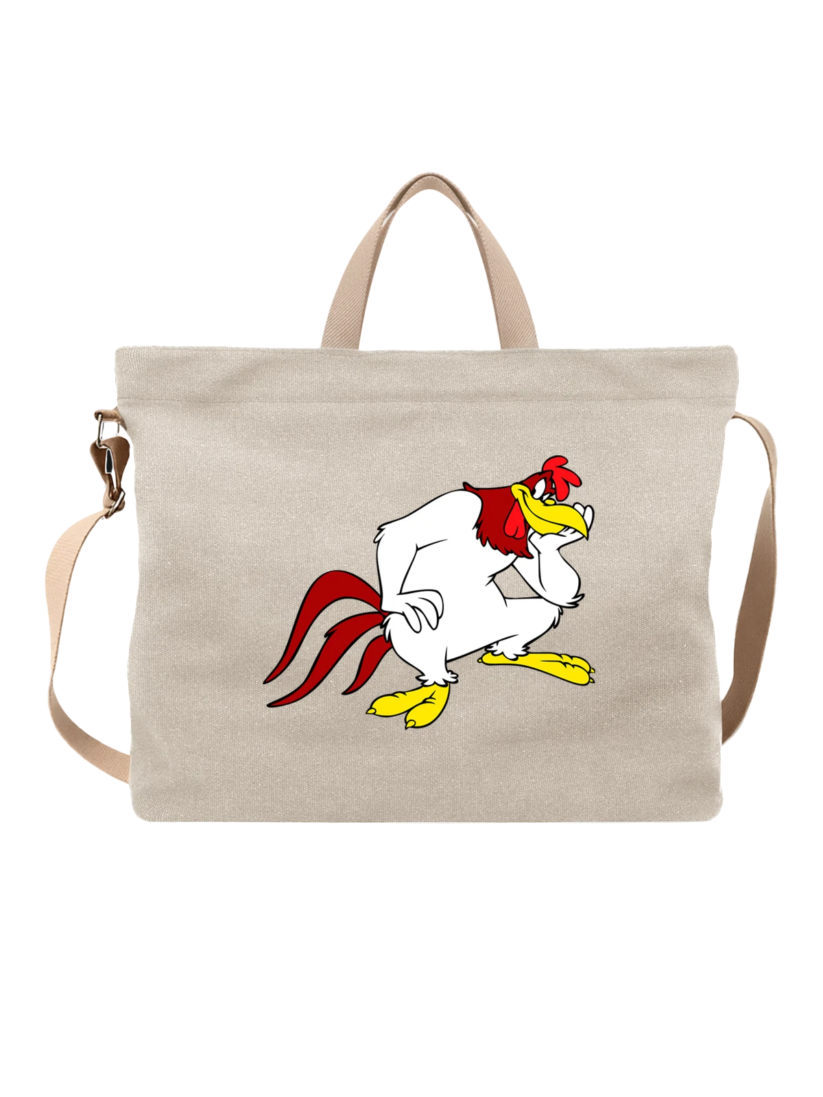 Сумка Фогхорн foghorn белая с принтом — футболка подростку — Белая, фото 1