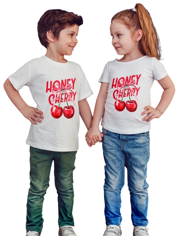 Футболка вишня honey cherry — Белая, фото 1