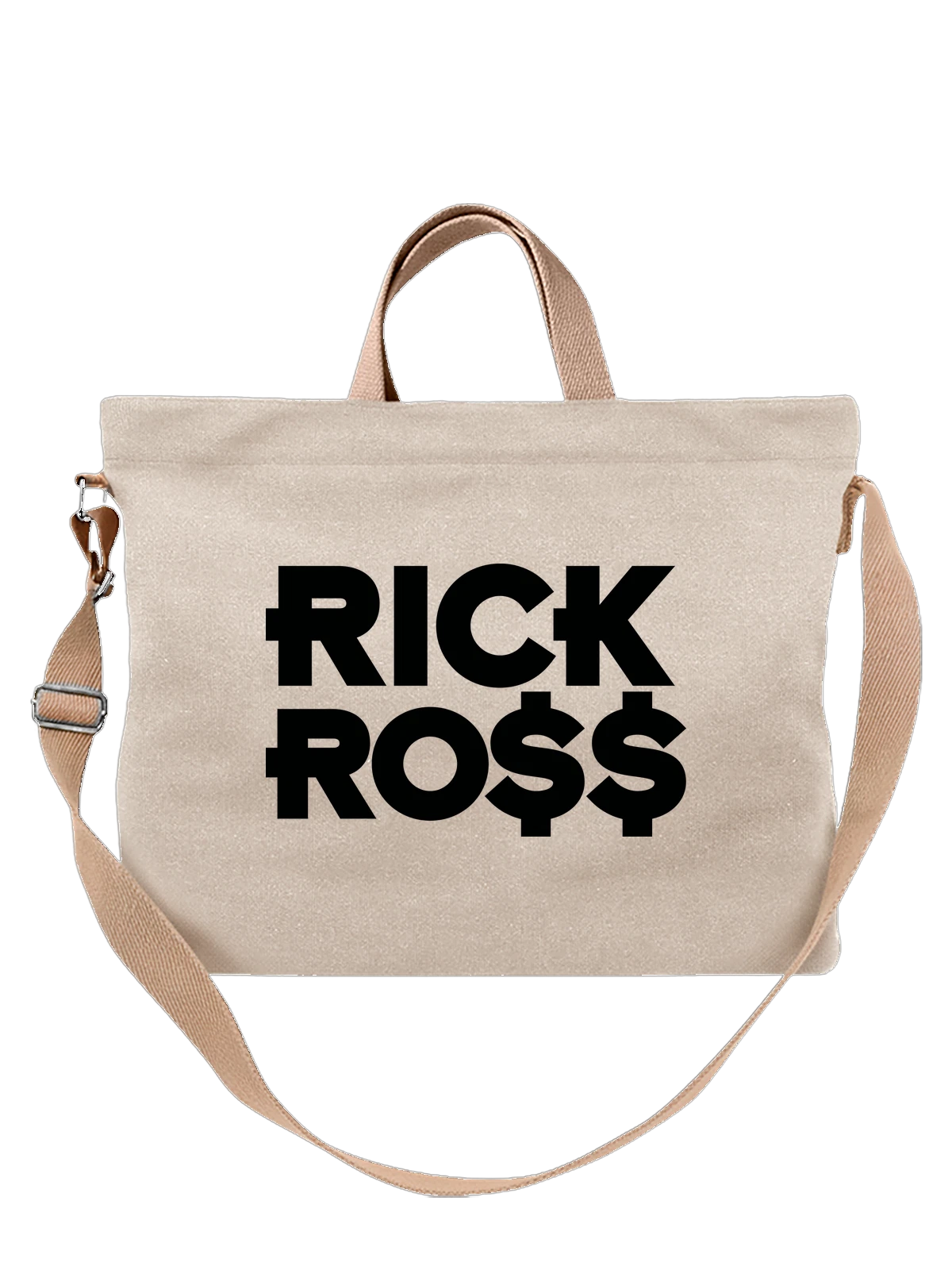 Сумка Kick Ross белая с принтом — музыкальная сцена — Белая, фото 1