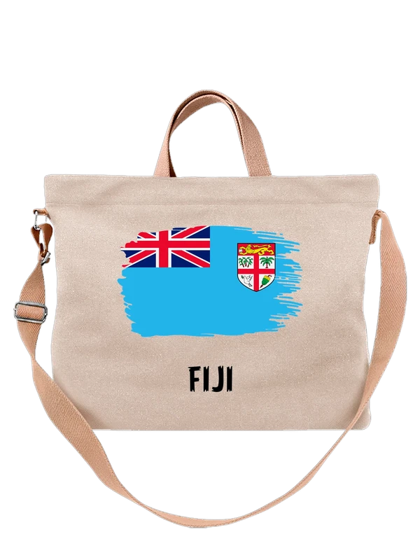 Сумка с флагом Фиджи Fiji — Белая, фото 1