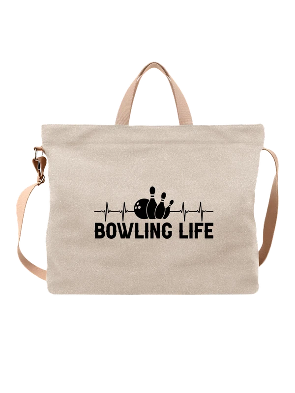 Сумка боулинг bowling life — Белая, фото 1