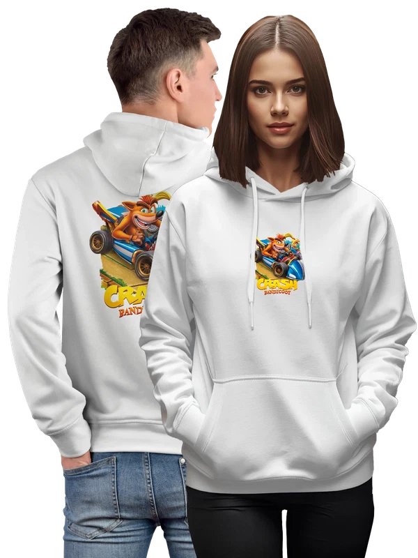 Худи Crash bandicoot — Белая, фото 1