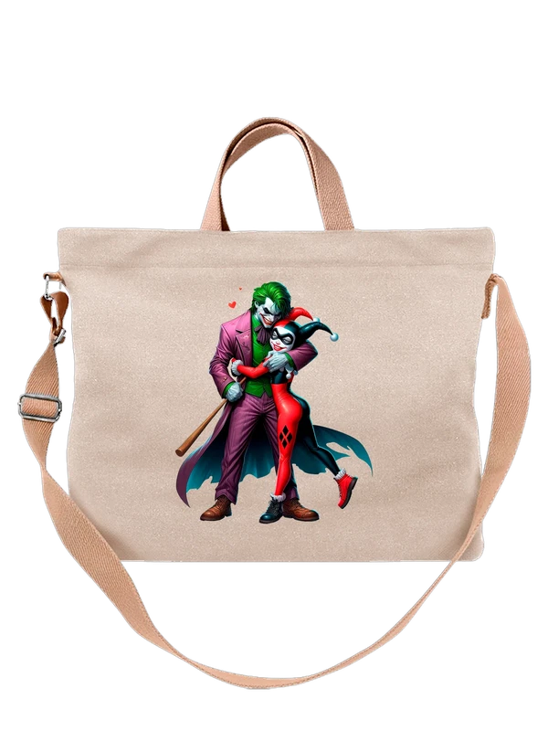Сумка Джокер Joker Харли Квинн Harley Quinn — Белая, фото 1