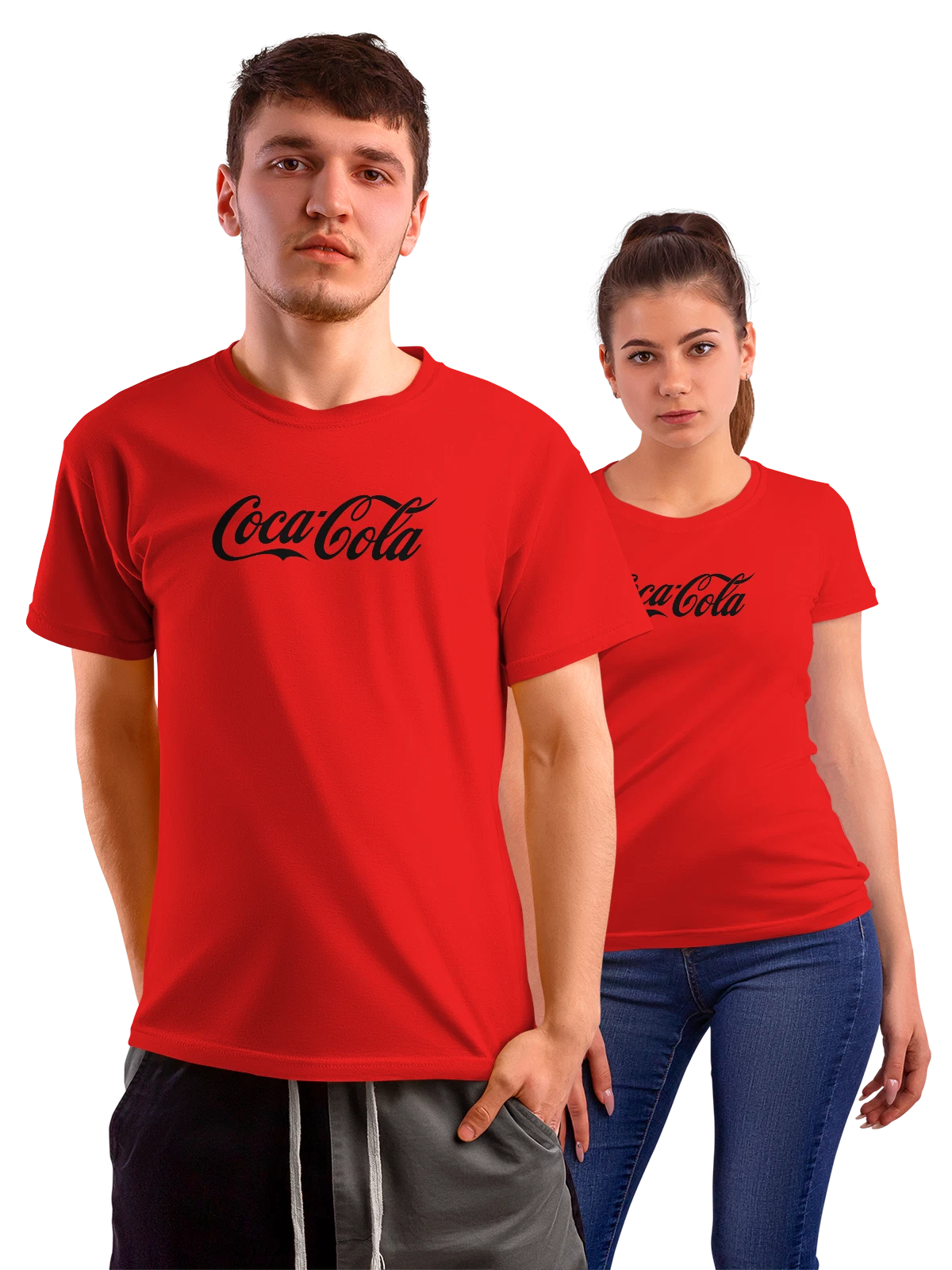 Футболка Coca Cola красная с принтом — винтажная поп-культура — Красная, фото 1