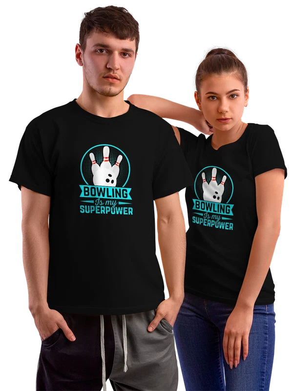 Футболка боулинг bowling — Чёрная, фото 1