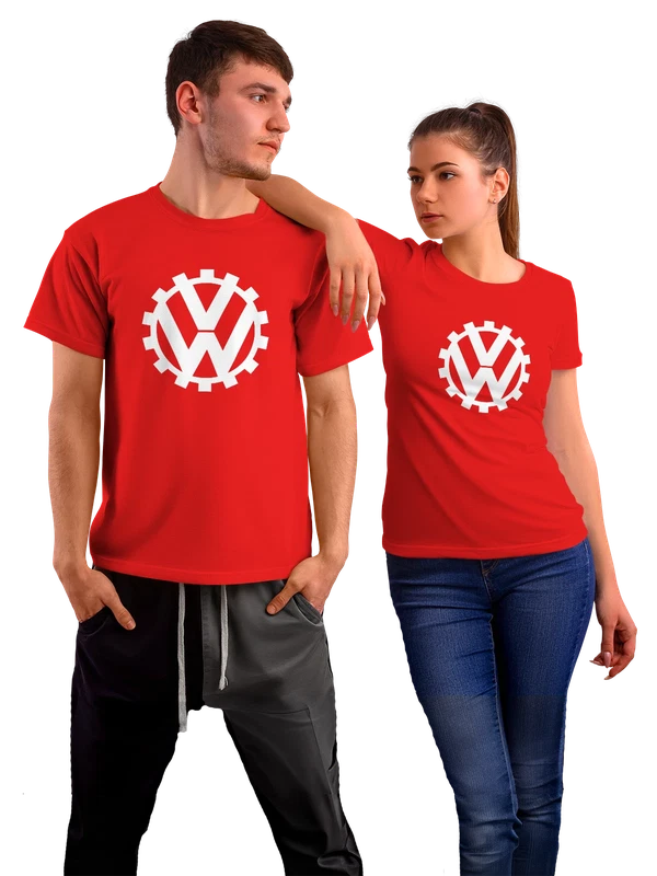 Футболка Volkswagen — Красная, фото 1