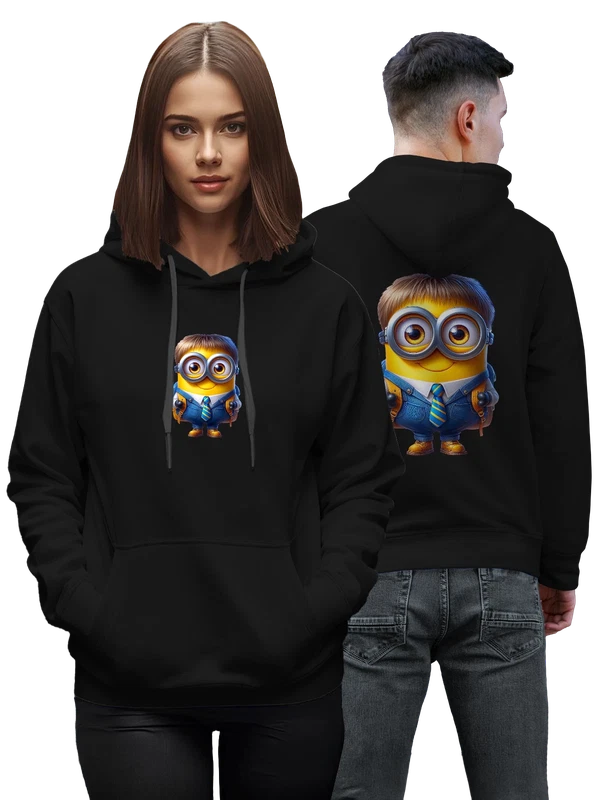 Худи Миньон Minion школьник — Чёрная, фото 1