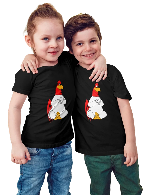 Футболка Фоггорн Леггорн Луни Тюнз Looney Tunes — Чёрная, фото 1