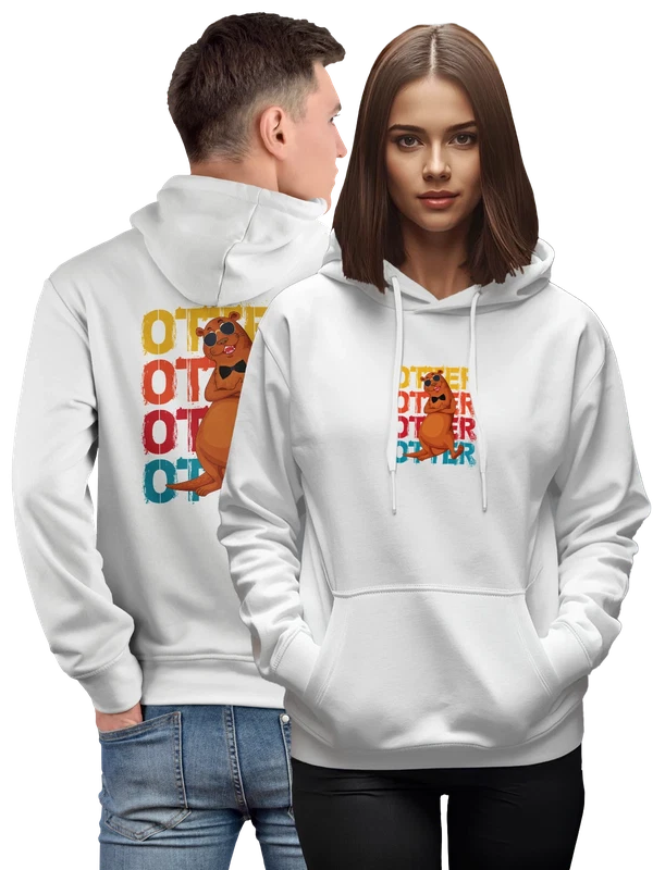 Худи выдра otter — Белая, фото 1