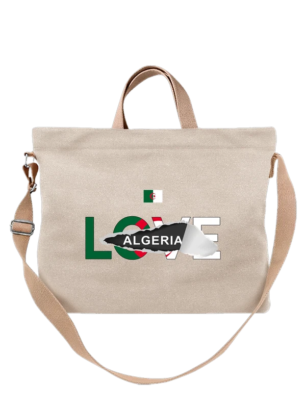 Сумка флаг Алжира Algeria — Белая, фото 1