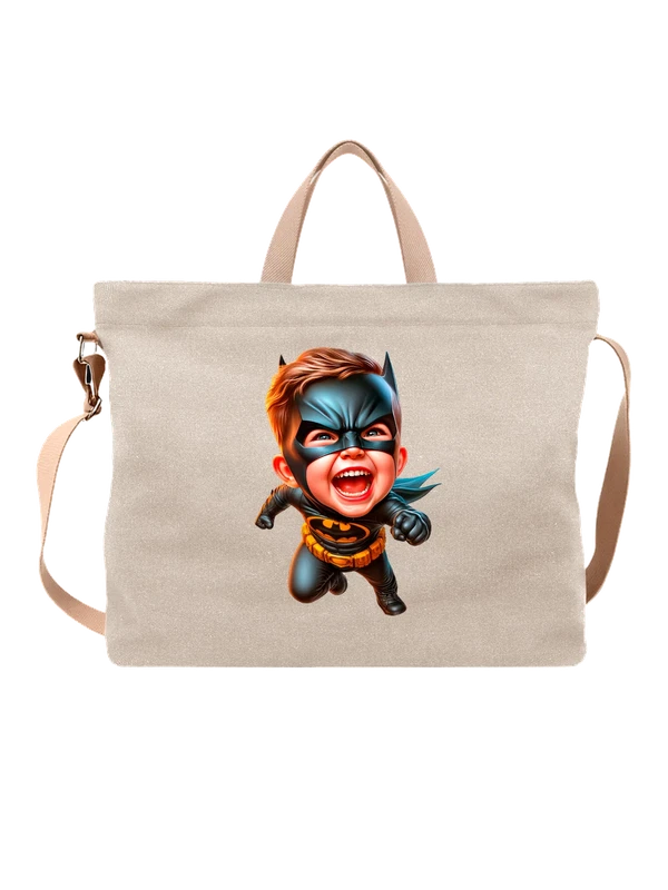 Сумка ребенок Бэтмен Batman — Белая, фото 1