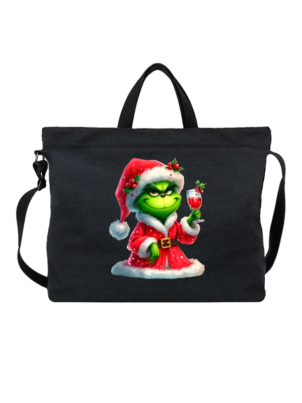 Сумка Гринч Grinch в колпаке — Чёрная, фото 1