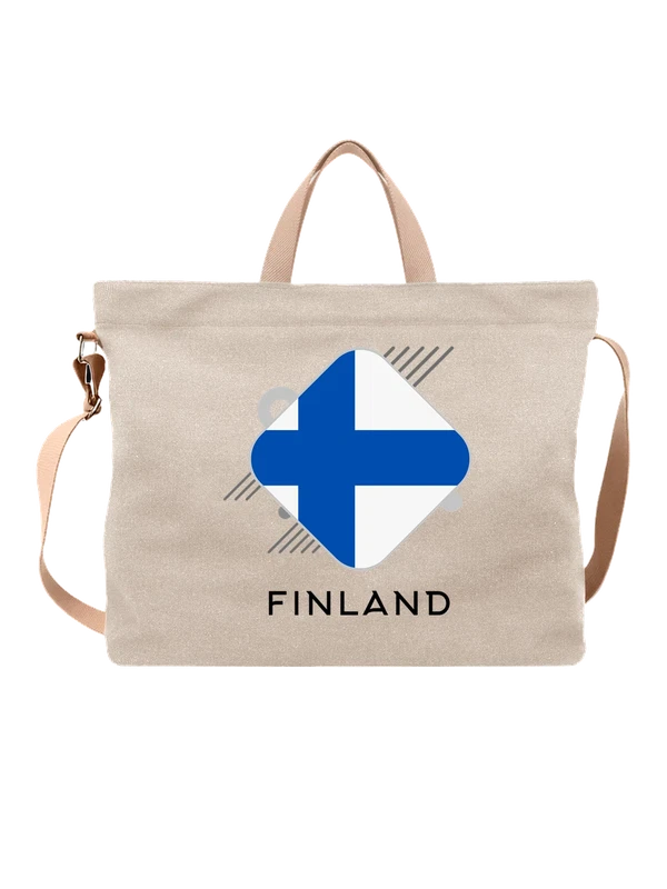 Сумка флаг Финляндии Finland — Белая, фото 1