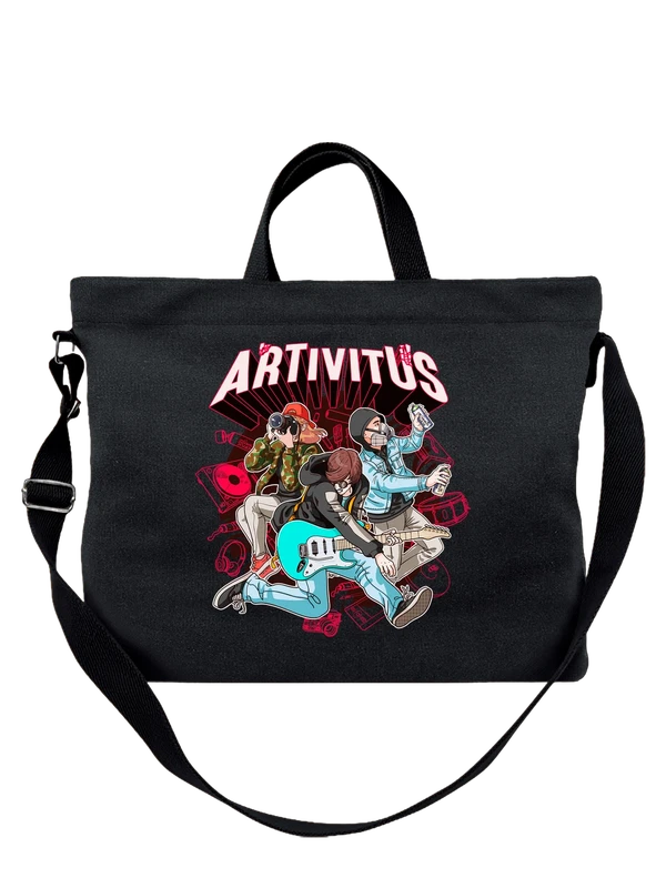 Сумка с гитаристом artivitus — Чёрная, фото 1