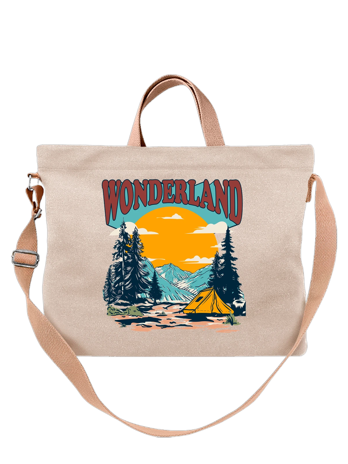 Сумка Природа леc wonderland белая с принтом — любитель природы — Белая, фото 1