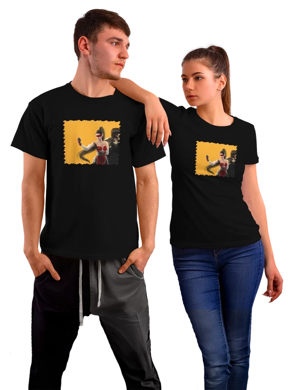 Футболка Игра Naraka Bladepoint Bruce Lee — Чёрная, фото 1