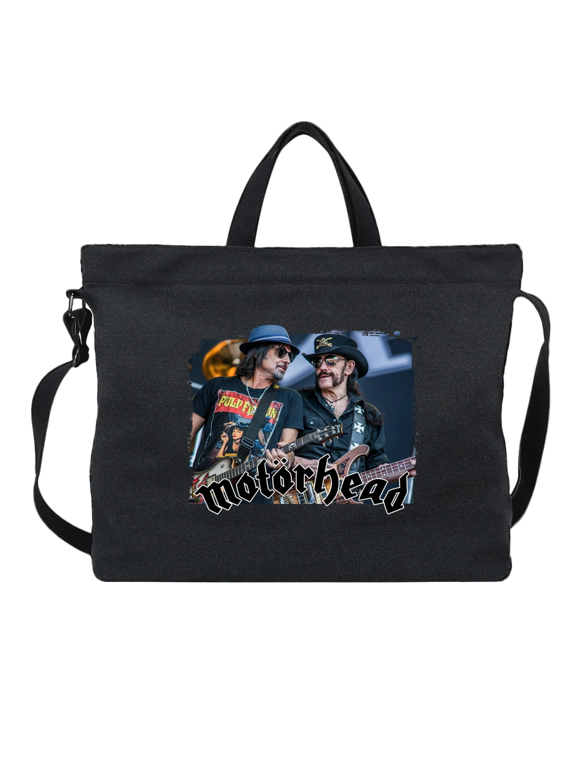 Сумка Группа Motorhead Моторхэд чёрная с принтом — исполнитель — Чёрная, фото 1