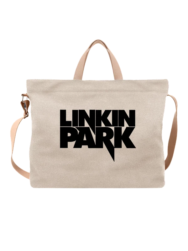Сумка Linkin Park с логотипом — Белая, фото 1