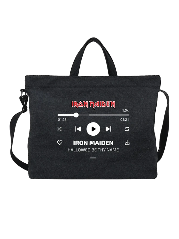 Сумка Iron Maiden Hallowed Be Thy Name — Чёрная, фото 1