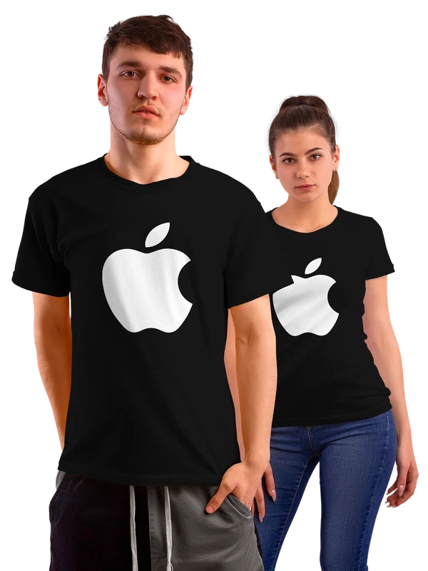 Футболка Apple — Чёрная, фото 1
