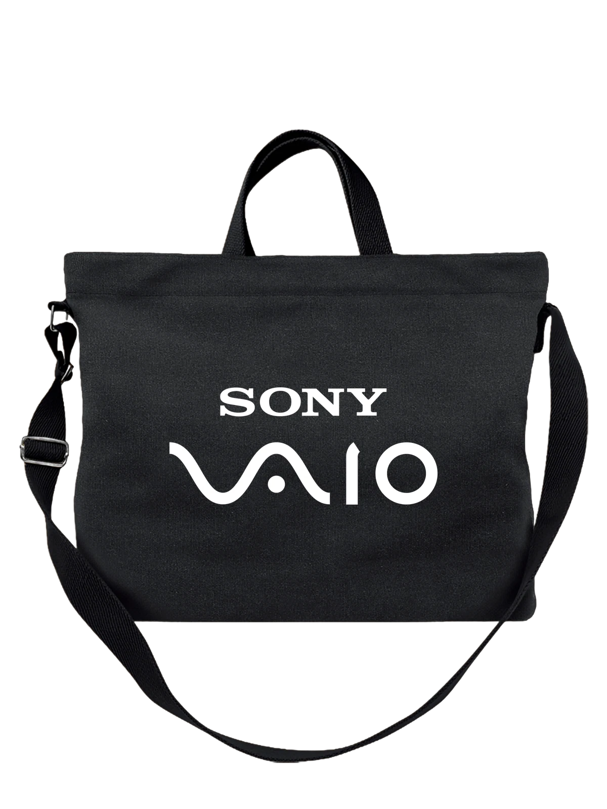 Сумка Sony чёрная с принтом — цифровые технологии — Чёрная, фото 1