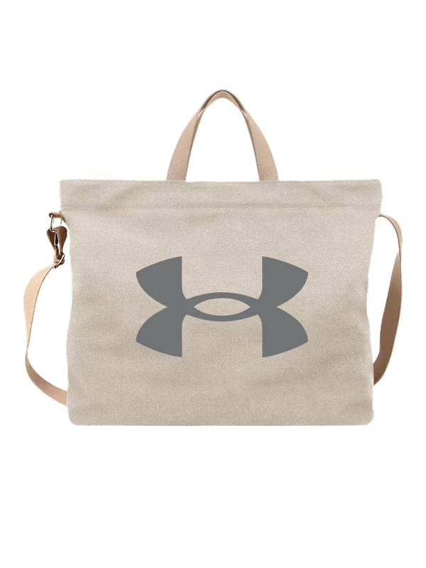 Сумка Under Armour серый логотип среди листьев — Белая, фото 1
