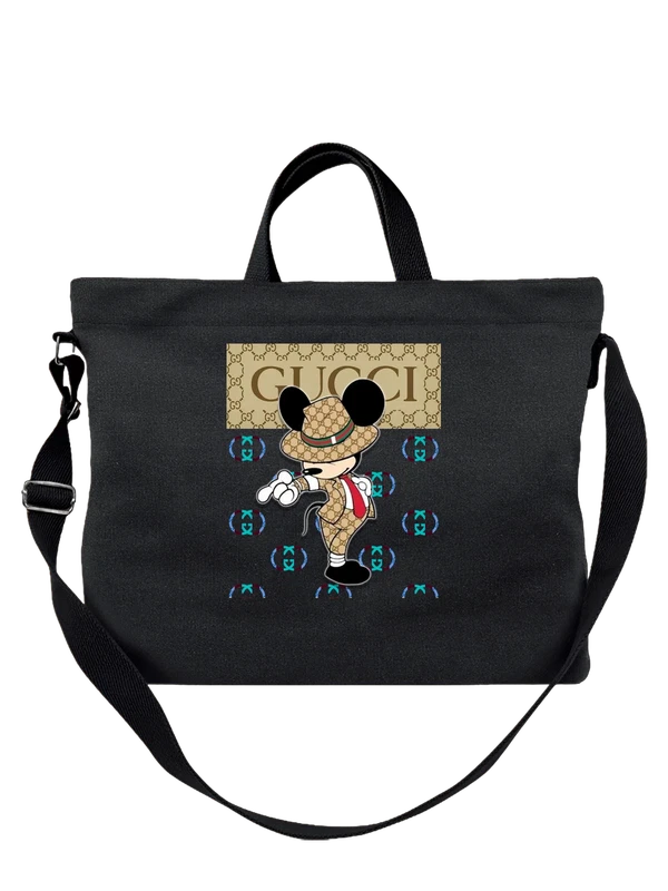 Сумка Gucci Гуччи Микки Маус в костюме и шляпе — Чёрная, фото 1