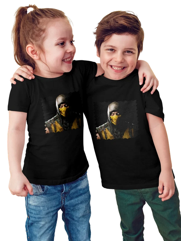 Футболка Игра Scorpion Mortal Kombat11 — Чёрная, фото 1