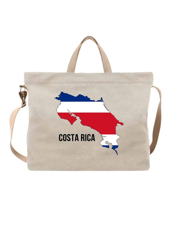 Сумка с флагом Коста Рики Costa Rica — Белая, фото 1