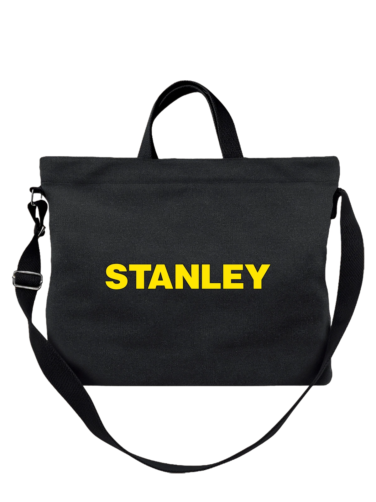 Сумка Stanley чёрная с принтом — современная айдентика — Чёрная, фото 1
