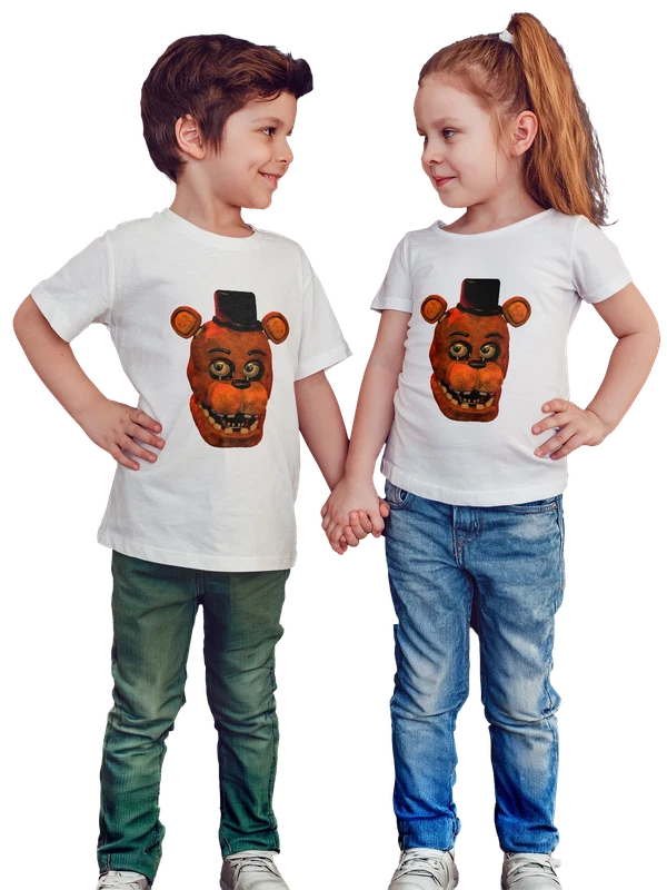 Футболка Фредди ФНАФ Five Nights at Freddys — Белая, фото 1