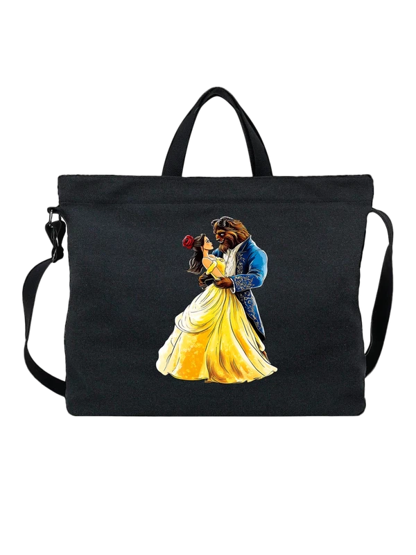 Сумка с Красавицей и чудовищем Beauty and the Beast — Чёрная, фото 1