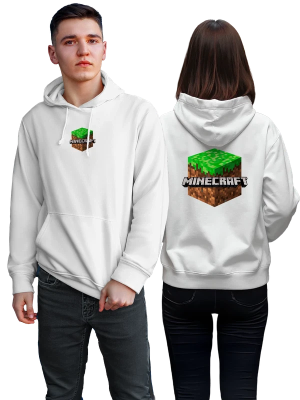 Худи Minecraft — Белая, фото 1