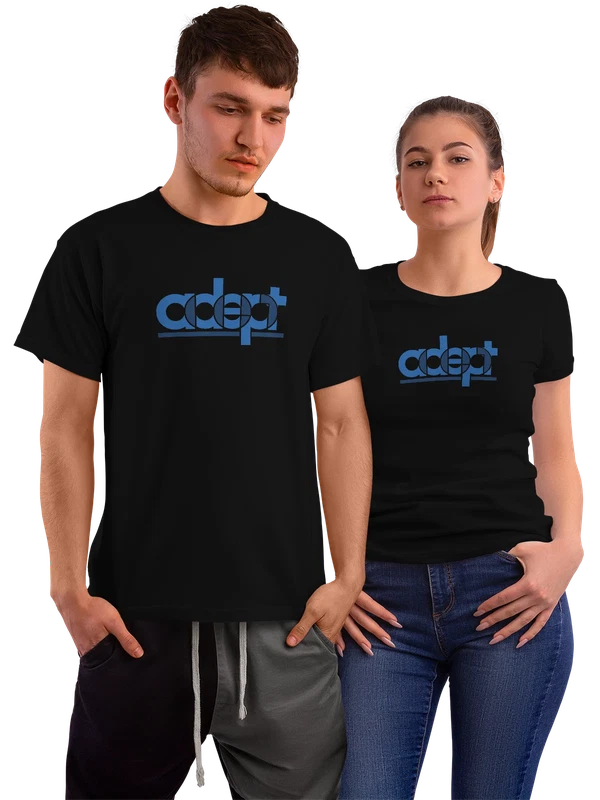 Футболка Adept — Чёрная, фото 1